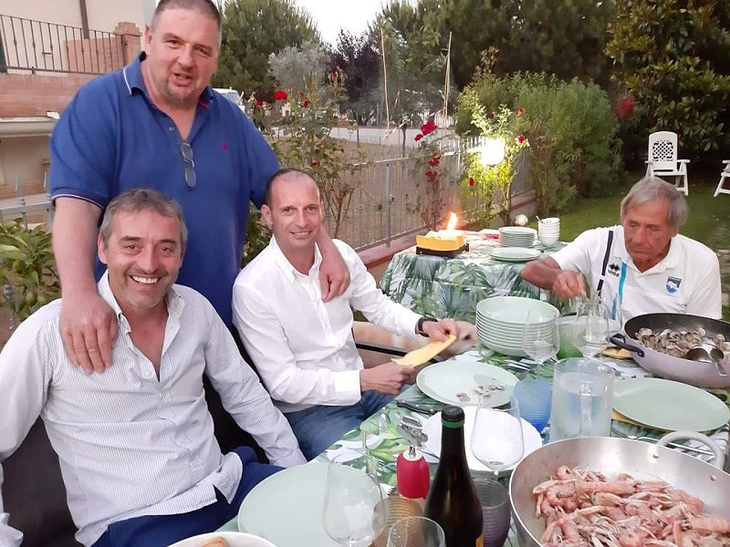 Galeone, Allegri e Giampaolo a cena a Pescara, foto 1