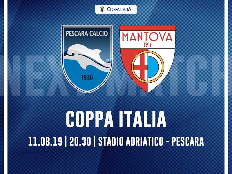 Coppa Italia, Pescara-Mantova alle 20.30, foto 1