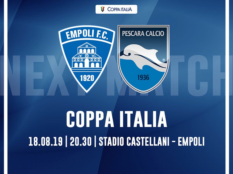 Coppa Italia Empoli-Pescara, probabili formazioni, foto 1