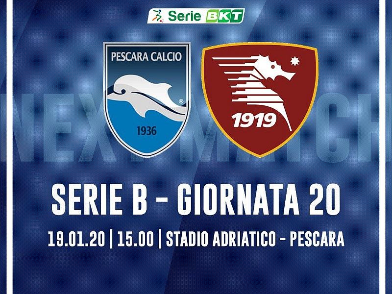 Pescara-Salernitana, FORMAZIONI UFFICIALI, foto 1