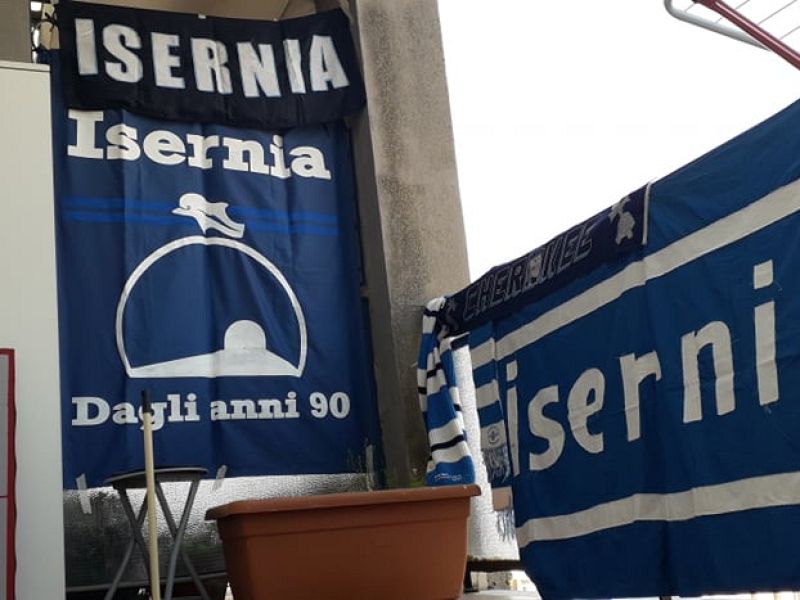 Vessilli biancazzurri anche da Isernia, foto 1