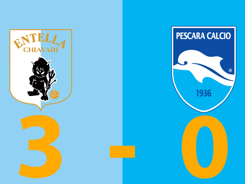 La cenerentola Entella castiga il Pescara, foto 1