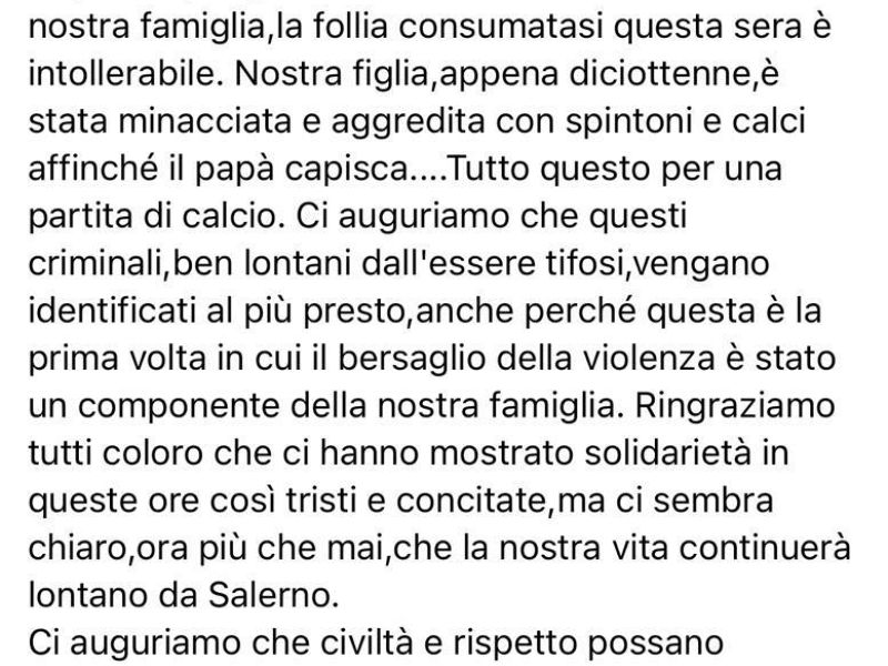 Aggressione a Salerno, nel mirino la figlia di Grassadonia, foto 1