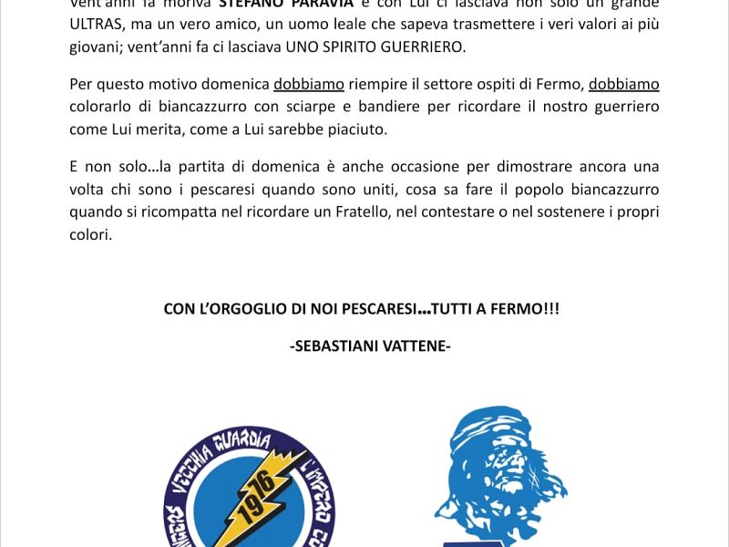 Comunicato ufficiale Curva Nord ''Marco Mazza'', foto 1