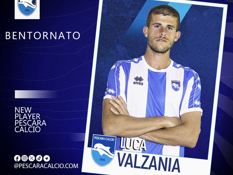 Ufficiale: Valzania è un calciatore del Pescara, foto 1