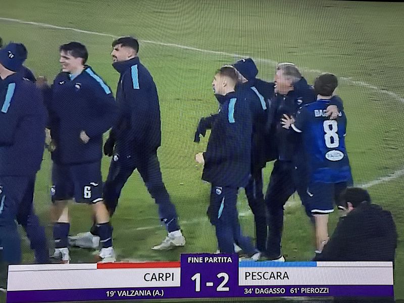 Il Pescara torna a vincere: Carpi battuto 1-2, foto 1
