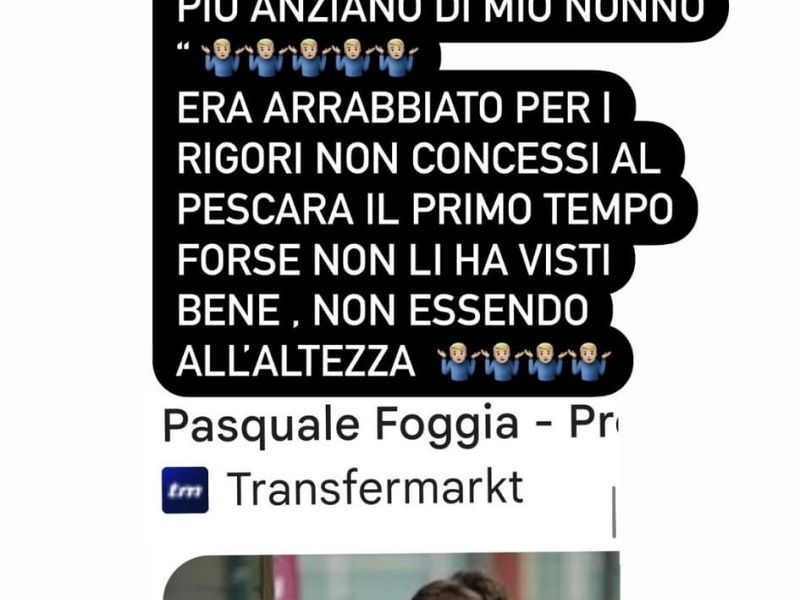 Pulcinelli: ‘’Foggia e Valzania due maleducati. Un abbraccio al presidente Sebastiani’’, foto 1