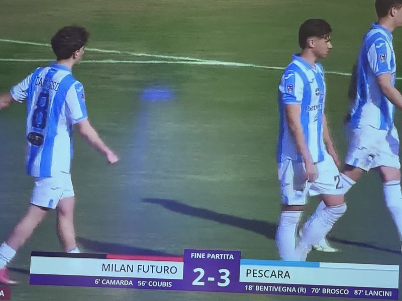 Milan Futuro-Pescara 2-3 FINALE, foto 1