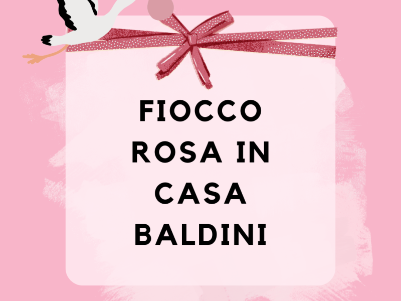 Fiocco rosa in casa Baldini, foto 1