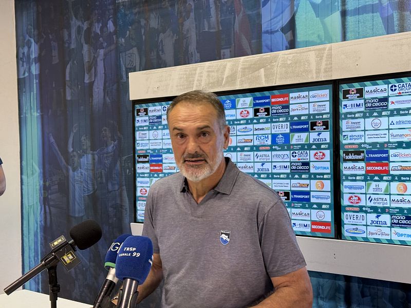 Vivarini: ‘’Voglio un Pescara che giochi bene al calcio’’, foto 1
