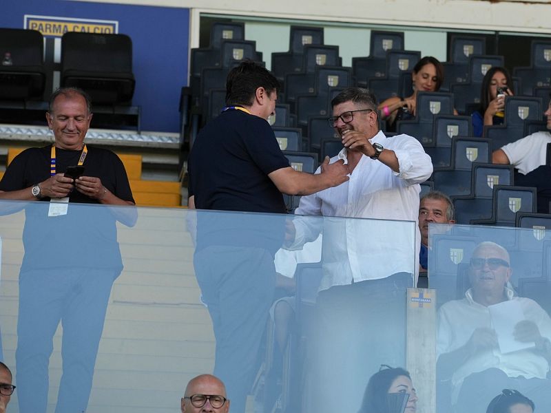 Silvio Baldini al Tardini per assistere a Parma-Pescara, foto 1