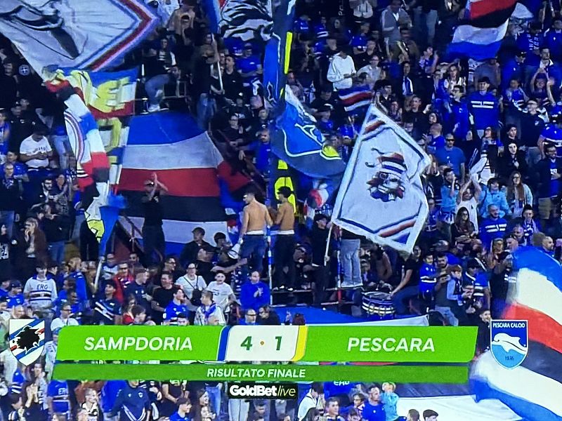 Sampdoria-Pescara 4-1, foto 1