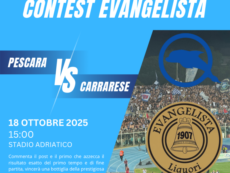 Pescara, pronostici e gusto: torna la sinergia tra forzapescara.com ed EVANGELISTA Liquori, foto 1