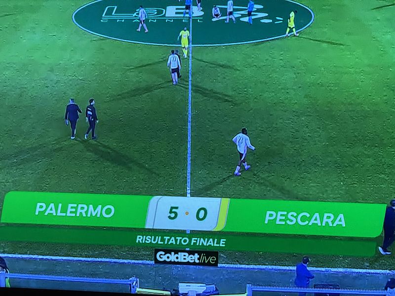 Palermo-Pescara 5-0 FINALE, foto 1