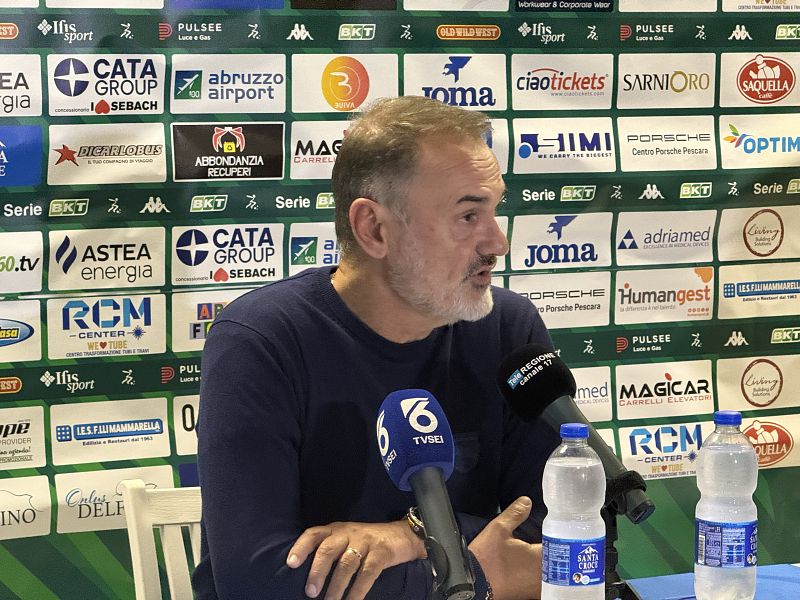 Vivarini: ‘’Per tirar fuori il Pescara da questa situazione farò di tutto’’, foto 1
