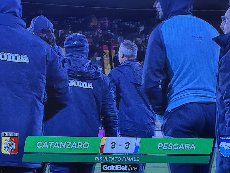 Catanzaro-Pescara 3-3 FINALE, foto 1