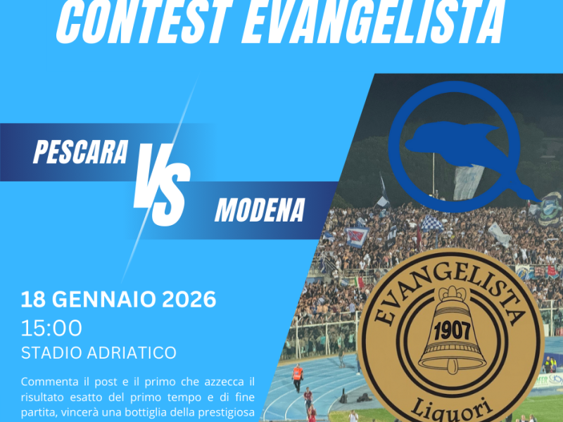 Pescara, pronostici e gusto: torna la sinergia tra forzapescara.com ed EVANGELISTA Liquori, foto 1