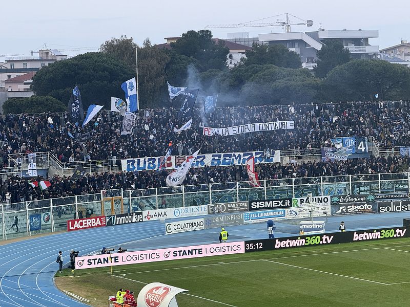 Divieto di trasferta per i tifosi del Pescara, foto 1