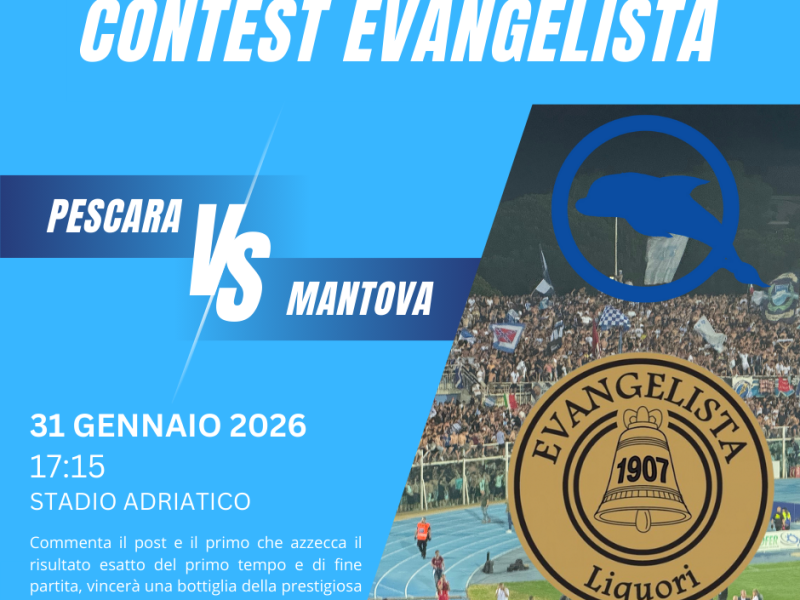 Pescara, pronostici e gusto: torna la sinergia tra forzapescara.com ed EVANGELISTA Liquori, foto 1