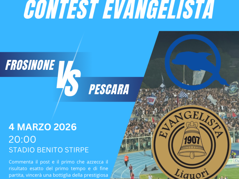Pescara, pronostici e gusto: torna la sinergia tra forzapescara.com ed EVANGELISTA Liquori, foto 1