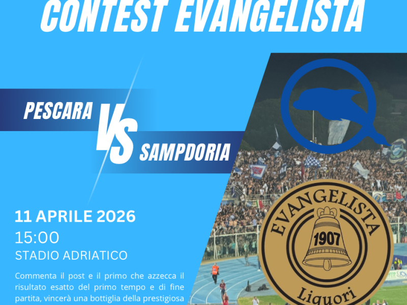 Pescara, pronostici e gusto: torna la sinergia tra forzapescara.com ed EVANGELISTA Liquori, foto 1