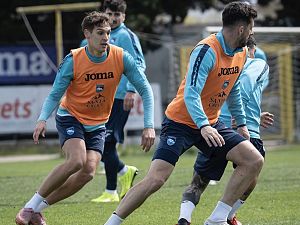 Il Pescara si prepara in vista della gara di Carrara