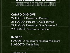 Definite le amichevoli precampionato: ecco il programma dell’estate biancazzurra