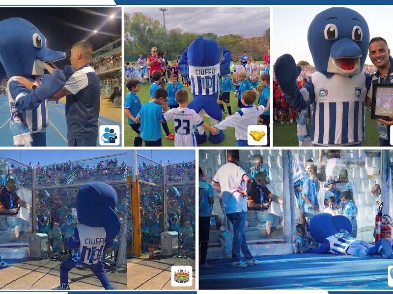 L'ultimo abbraccio di CIUFFO: ‘’Lasciamo la mascotte del Pescara’’, foto 1