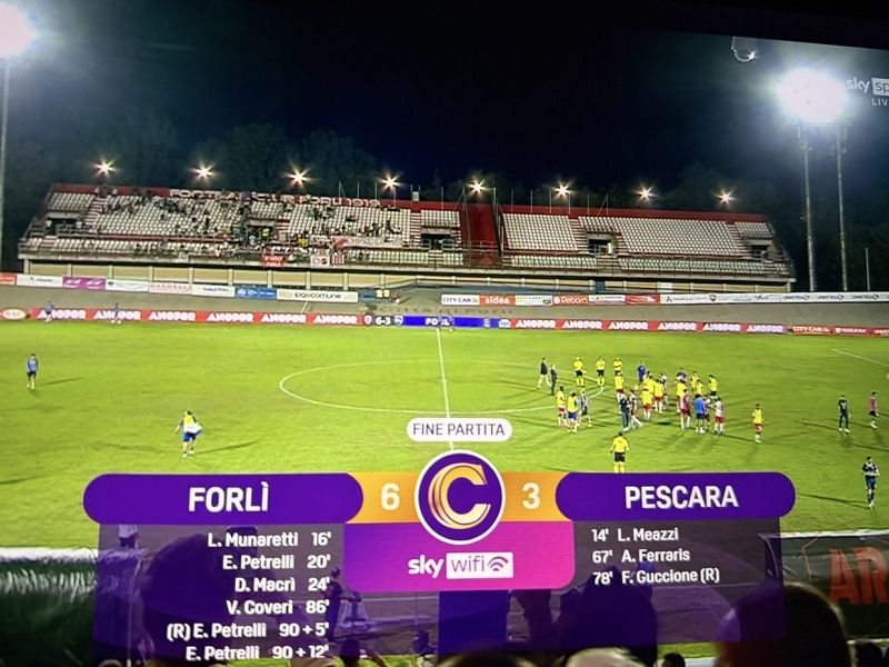Forlì-Pescara 6-3 FINALE, foto 1