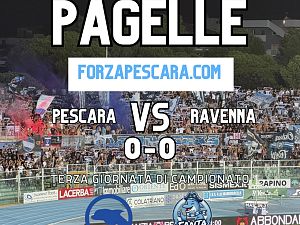 Pescara-Ravenna 0-0: le pagelle